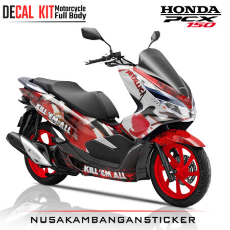 Decal Sticker Honda PCX 150 Metalica Stiker Fulll Body 1