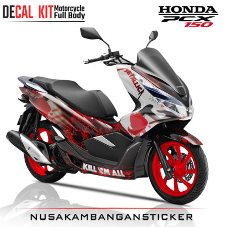 Decal Sticker Honda PCX 150 Metalica Stiker Fulll Body