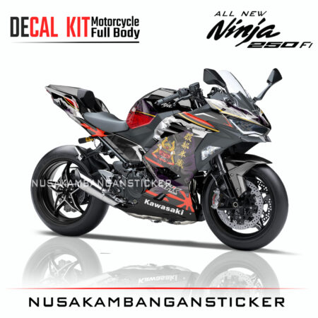 Decal Sticker Kawasaki All New Ninja 250 FI Special Edition NHK Bushido Stiker Full Body