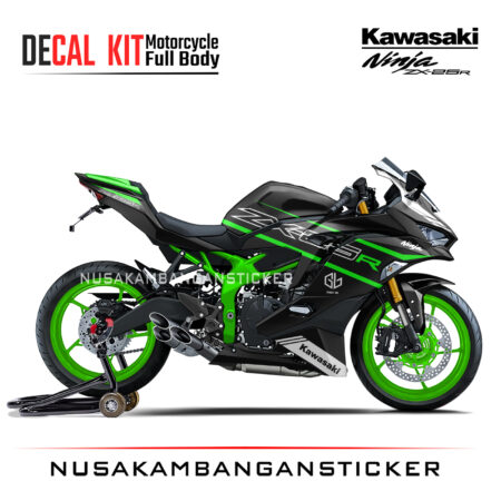 Decal Sticker Kawasaki Ninja ZX25 R Hitam Stiker Full Body