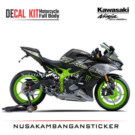 Decal Sticker Kawasaki Ninja ZX25 R winter test hitam Stiker Full Body