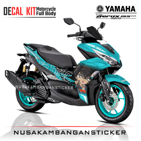 Decal Sticker Motor Yamaha Aerox New Conected 155 Detective Conan Stiker Full Body 2