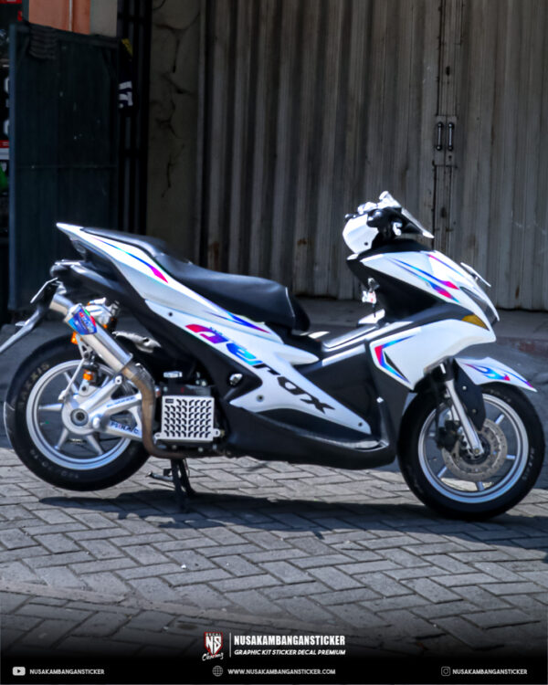 Stiker Motor Yamaha Aerox 155 Putih Fullbody 01