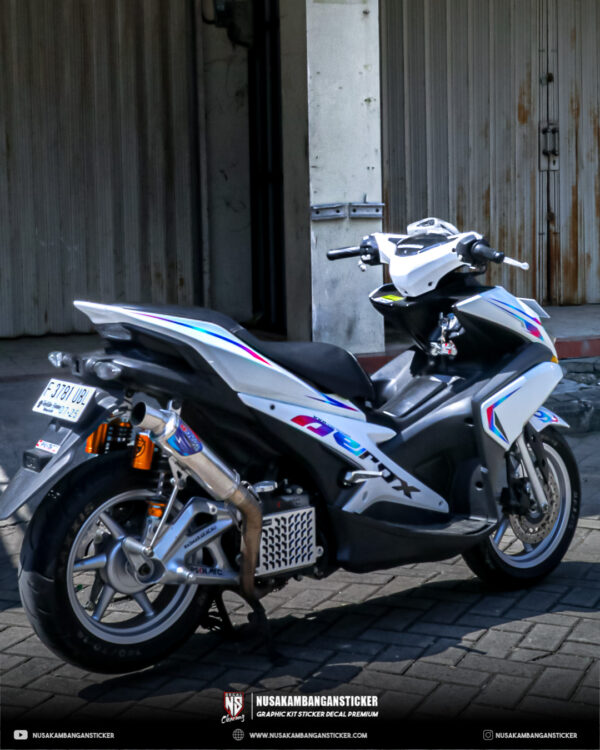 Stiker Motor Yamaha Aerox 155 Putih Fullbody 04
