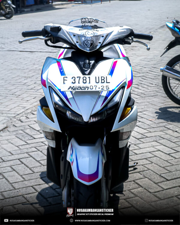 Stiker Motor Yamaha Aerox 155 Putih Fullbody 07