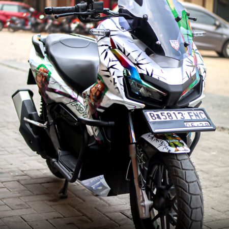 Decal Sticker Honda ADV One Piece Putih Fullbody 03