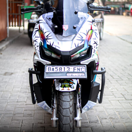 Decal Sticker Honda ADV One Piece Putih Fullbody 07