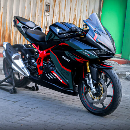 Decal Sticker Motor Honda CBR 250RR Abu abu Hitam Fullbody 02