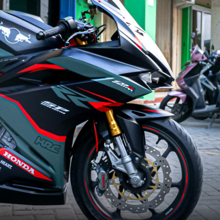 Decal Sticker Motor Honda CBR 250RR Abu abu Hitam Fullbody 04