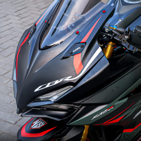 Decal Sticker Motor Honda CBR 250RR Abu abu Hitam Fullbody 05