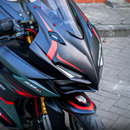 Decal Sticker Motor Honda CBR 250RR Abu abu Hitam Fullbody 06