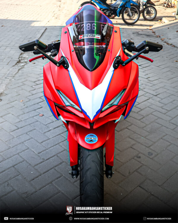Decal Stiker Honda CBR 250RR Merah Biru Fullbody 07