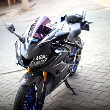 Desain Sticker Motor Yamaha R15 V3 Abu abu Fullbody 04