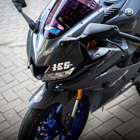 Desain Sticker Motor Yamaha R15 V3 Abu abu Fullbody 07