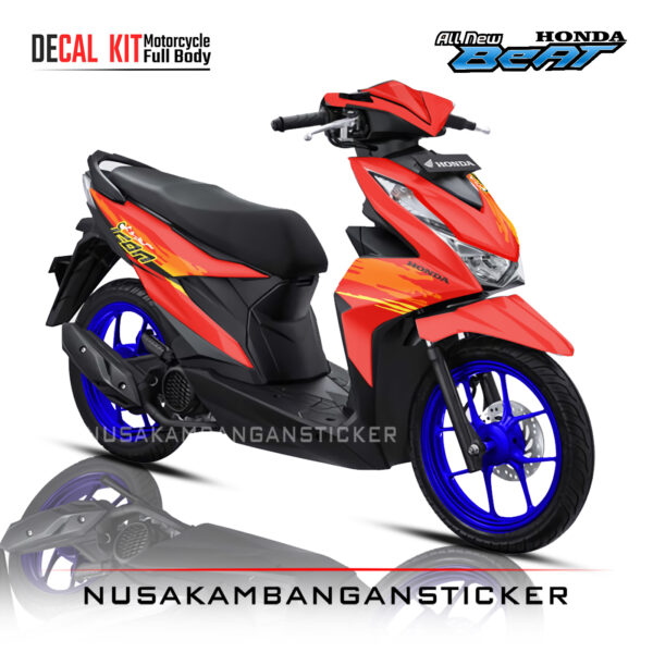 DECAL KIT STICKER BEAT ECO GRAFIS ICONE THAILL RACING FULLBODY