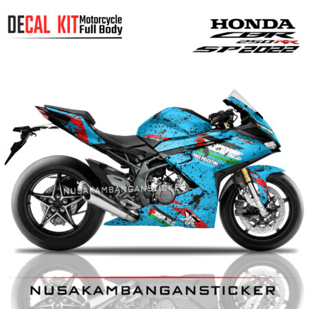 DECAL KIT STICKER CBR 250 RR NEW FREE PALESTINE FULLBODY