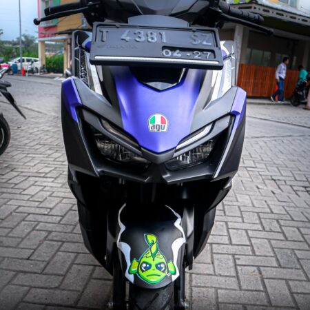 DECAL KIT STICKER HONDA VARIO 160 AGV VIA VIA HITAM FULLBODY