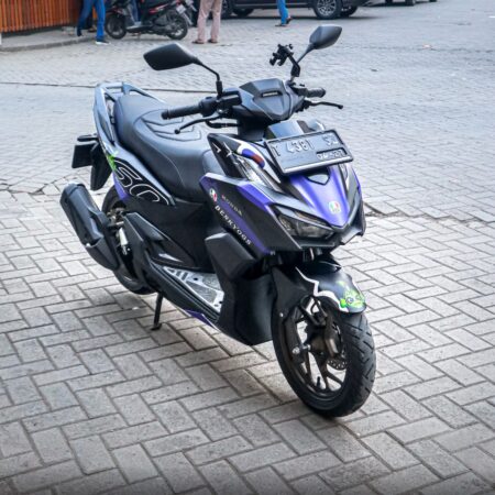 DECAL KIT STICKER HONDA VARIO 160 AGV VIA VIA HITAM FULLBODY