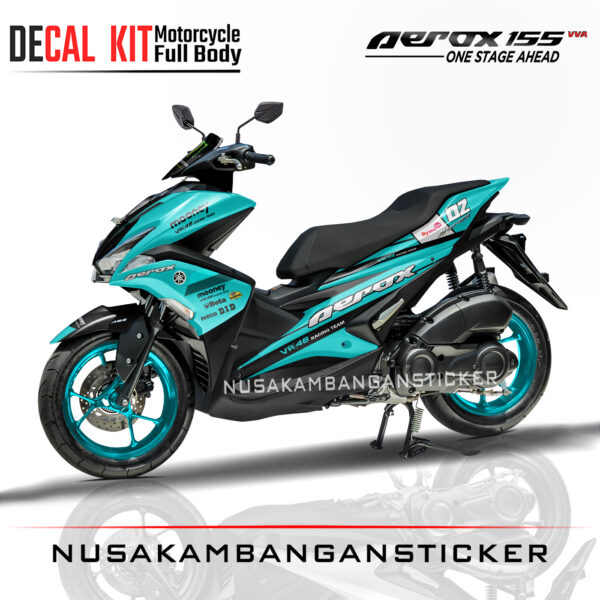 DECAL STICKER AEROX 155 OLD MONEYVR46 FULLBODY