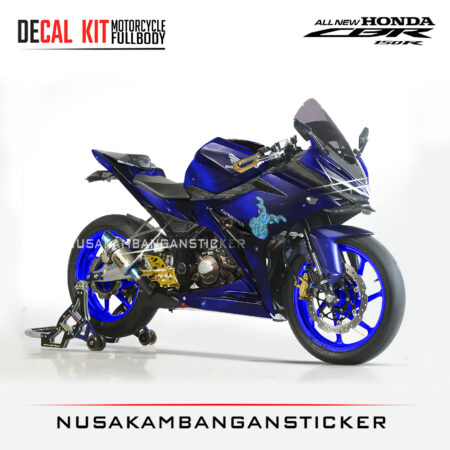 DECAL STICKER CBR 150 R ALL NEW BLUE CAPRICORN FULLBODY