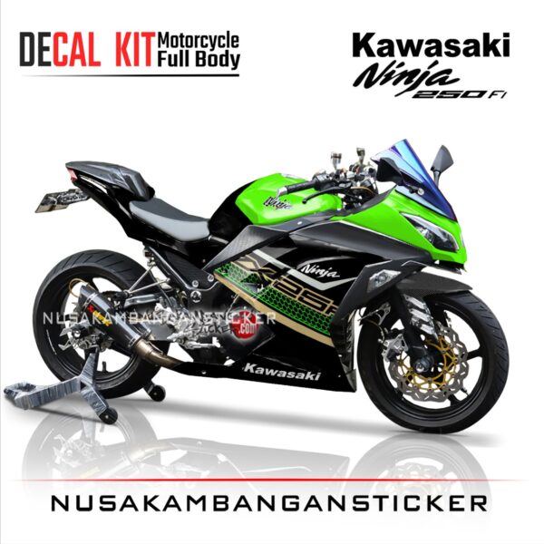 DECAL STICKER NINJA 250 FI LIVERY WSBK HIJAU FULLBODY