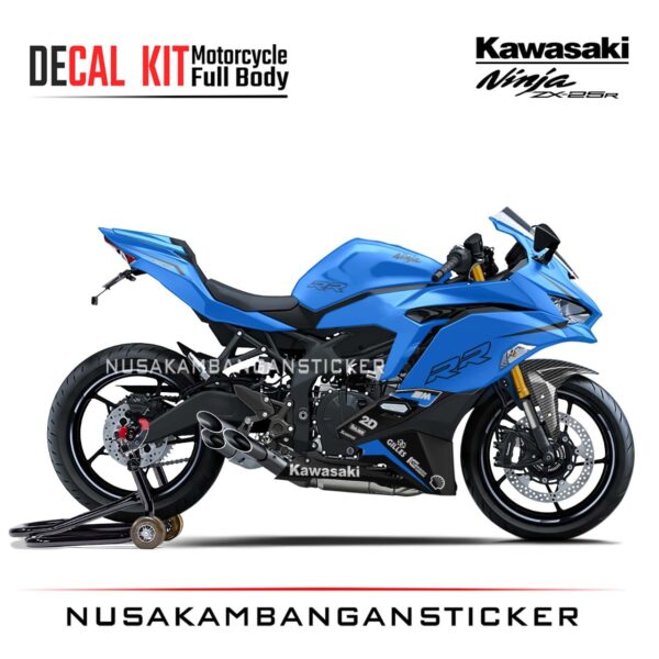 DECAL STICKER ZX25R BIRU RR FULLBODY