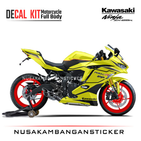 Decal Sticker Kawasaki Ninja ZX25R KRT Kuning Stiker Full Body