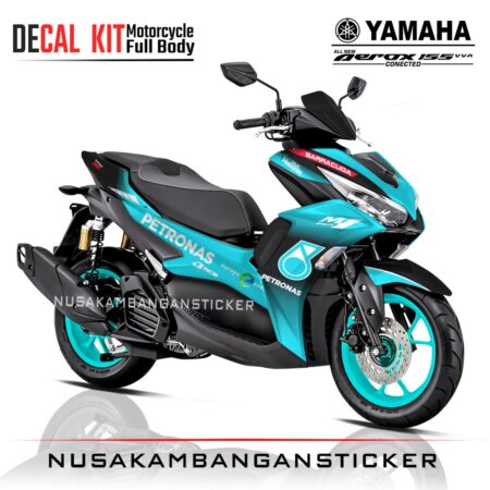 STICKER DECAL AEROX 155 CONECTED PETRONAS TOSCA FULLBODY