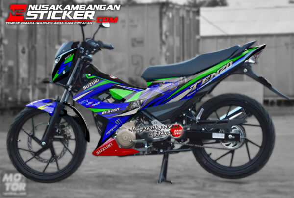 DECAL KIT STICKER SATRIA FU 150 RACING NJS FULLBODY