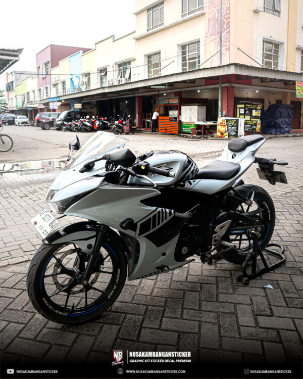 DECAL STICKER GSX 150 R ABU ABU AMG HITAM FULLBODY