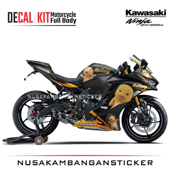 DECAL STICKER ZX25R NAILONG LIST GOLD FULLBODY