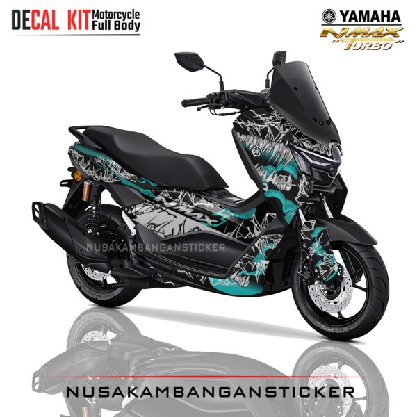 DECAL KIT STICKER NEW NMAX TURBO HITAM BIRU VENOM FULLBODY