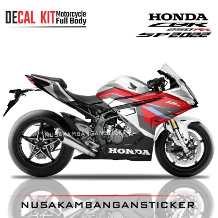 DECAL STICKER CBR 250 RR NEW WHITE THREE COLOR FULLBODY