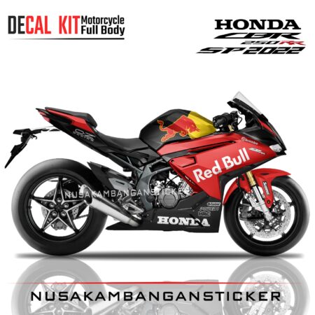 DECAL STICKER CBR 250RR NEW LIVERY BANTENG MERAH HITAM FULLBODY