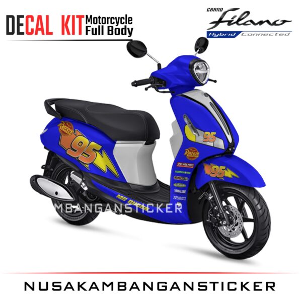 DECAL STICKER GRAND FILANO MC QUEEN 95 BIRU TUA FULLBODY