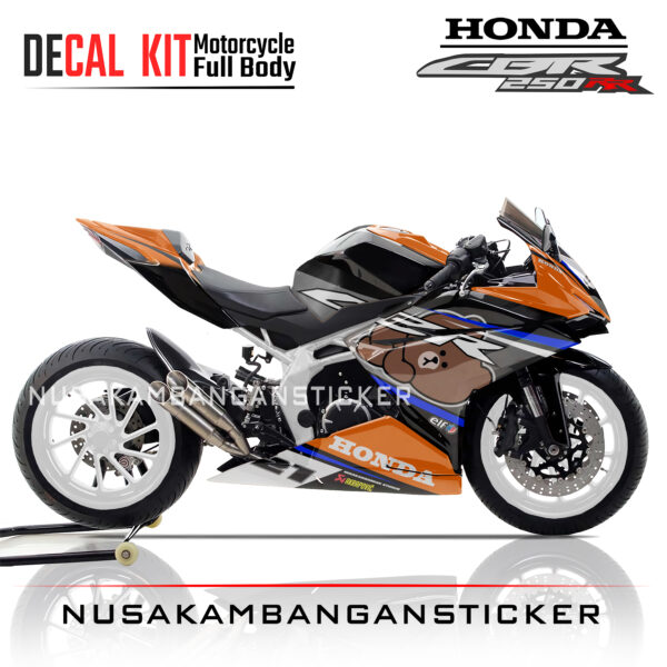 STIKER DECAL HONDA CBR 250RR PANDA ORANGE STICKER FULL BODY